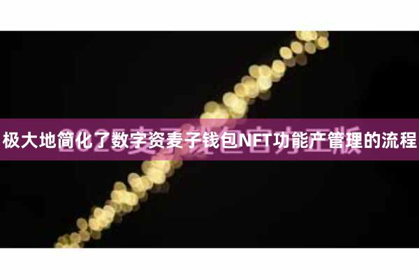 极大地简化了数字资麦子钱包NFT功能产管理的流程