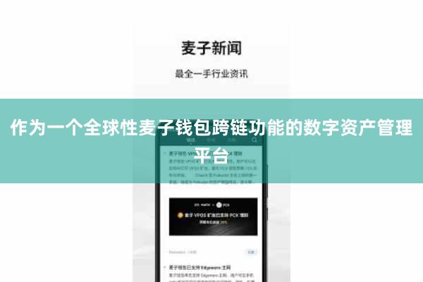 作为一个全球性麦子钱包跨链功能的数字资产管理平台
