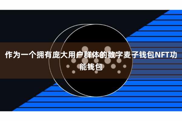 作为一个拥有庞大用户群体的数字麦子钱包NFT功能钱包