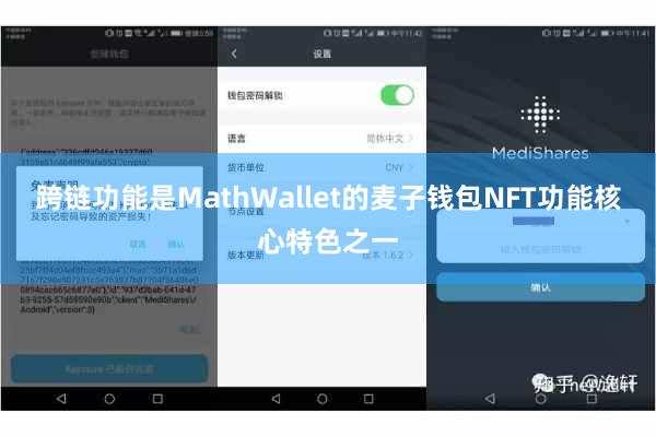 跨链功能是MathWallet的麦子钱包NFT功能核心特色之一